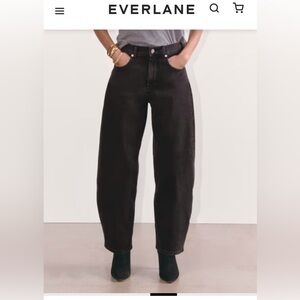 Everlane Way High Curve Jean - Washed Black Size 29L